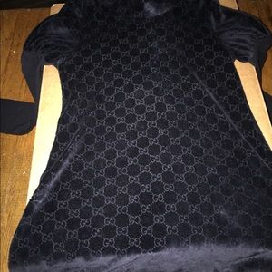 GIRLS AUTHENTIC VELOUR GUCCI DRESS SIZE 8